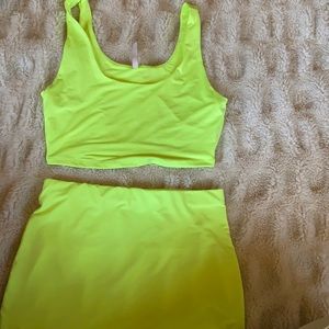 Neon green set